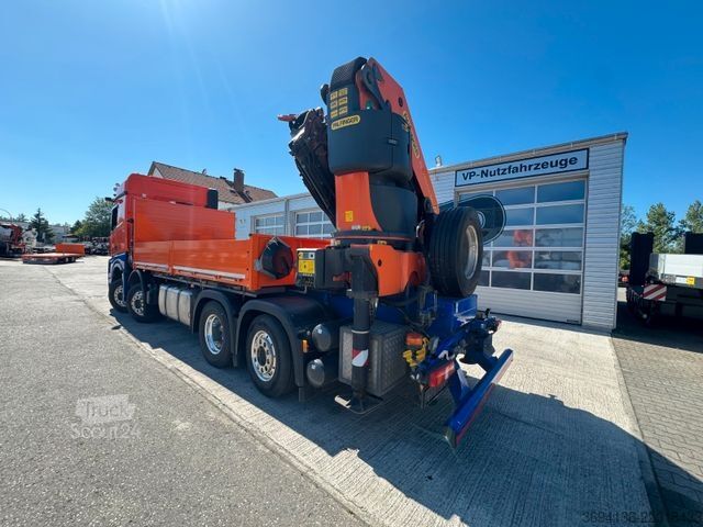 Кран, монтиран на камион MERCEDES-BENZ Arocs 3253 L 8x2/6 PK 78002 Ladekran