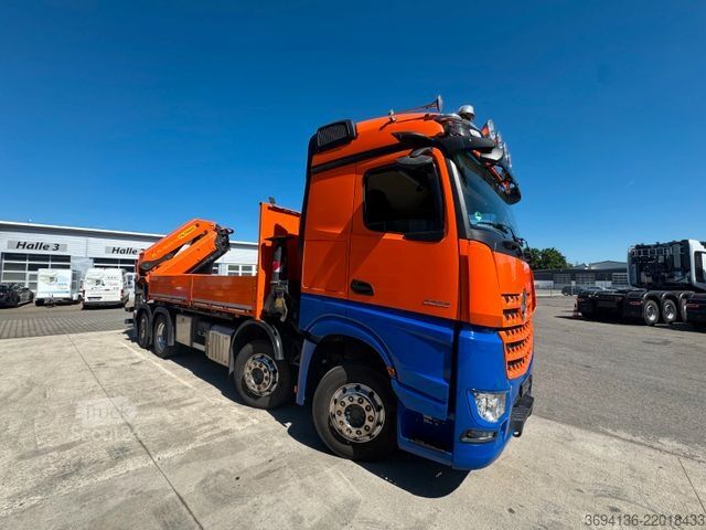 Кран, монтиран на камион MERCEDES-BENZ Arocs 3253 L 8x2/6 PK 78002 Ladekran