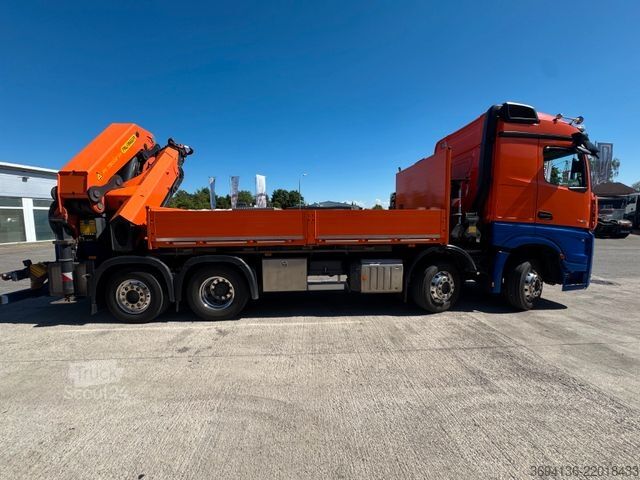 Кран, монтиран на камион MERCEDES-BENZ Arocs 3253 L 8x2/6 PK 78002 Ladekran