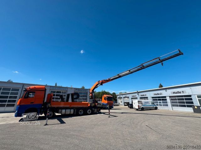 Кран, монтиран на камион MERCEDES-BENZ Arocs 3253 L 8x2/6 PK 78002 Ladekran