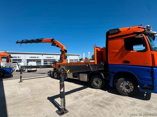 Кран, монтиран на камион MERCEDES-BENZ Arocs 3253 L 8x2/6 PK 78002 Ladekran
