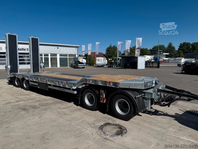 Remolque de plataforma baja MÜLLER-MITTELTAL T4PROFI 40,0 Gummibelag BPW