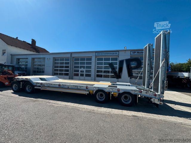 Remolque de plataforma baja MÜLLER-MITTELTAL T4PROFI 40,0 Gummibelag BPW