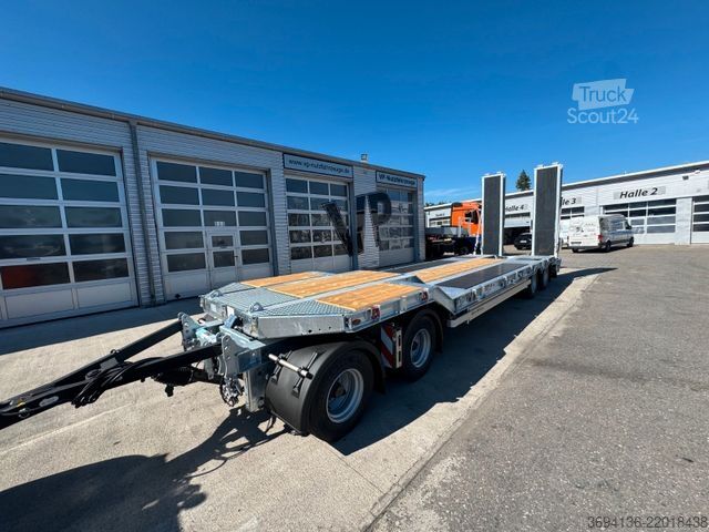 Remolque de plataforma baja MÜLLER-MITTELTAL T4PROFI 40,0 Gummibelag BPW