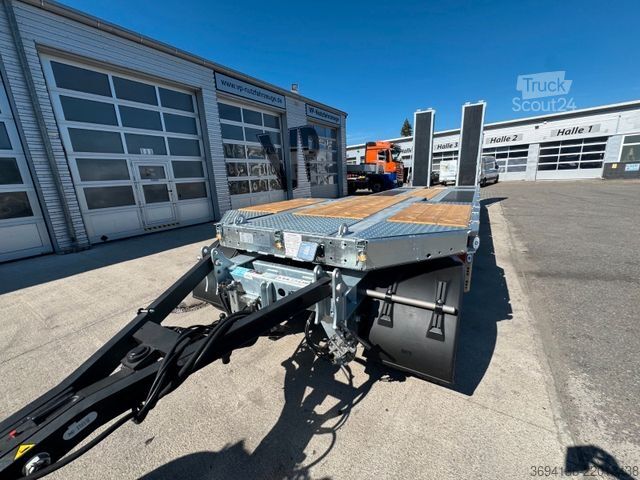 Remolque de plataforma baja MÜLLER-MITTELTAL T4PROFI 40,0 Gummibelag BPW