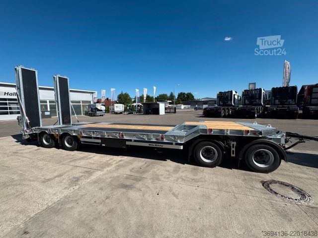 Remolque de plataforma baja MÜLLER-MITTELTAL T4PROFI 40,0 Gummibelag BPW