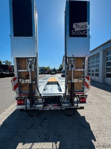 Remolque de plataforma baja MÜLLER-MITTELTAL T4PROFI 40,0 Gummibelag BPW