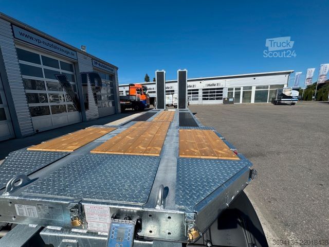 Remolque de plataforma baja MÜLLER-MITTELTAL T4PROFI 40,0 Gummibelag BPW