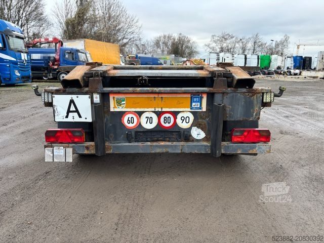 Remorque à bras amovible HKM G18 SEL 5,0 Abrollanhänger*Luftfederung