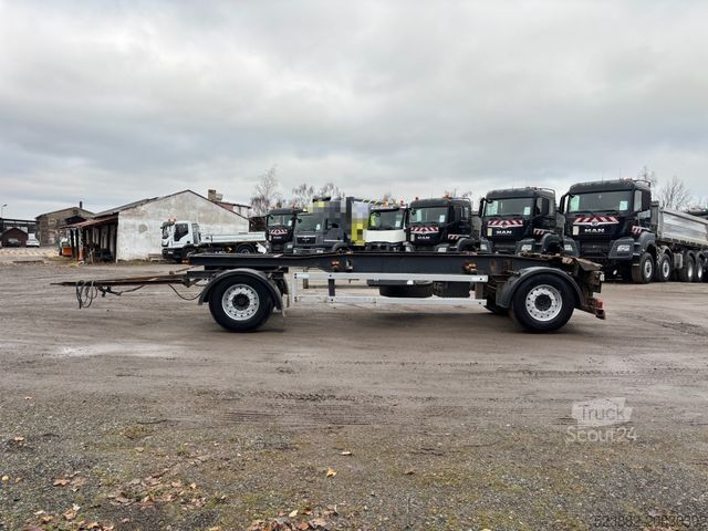 Remorque à bras amovible HKM G18 SEL 5,0 Abrollanhänger*Luftfederung