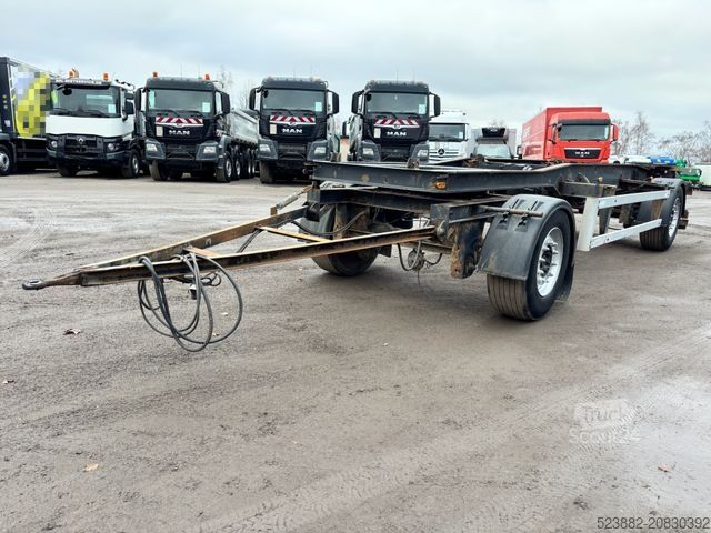 Remorque à bras amovible HKM G18 SEL 5,0 Abrollanhänger*Luftfederung