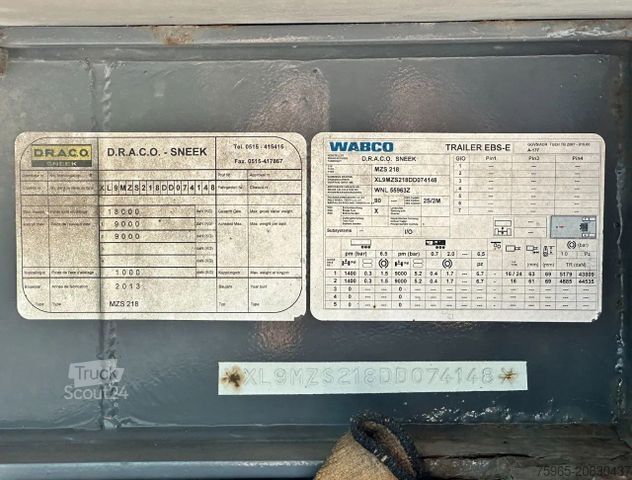 Camion frigorifique DAF XF 460 SSC ONLY 636.000 KM TAIL LIFT 24 CC + 26