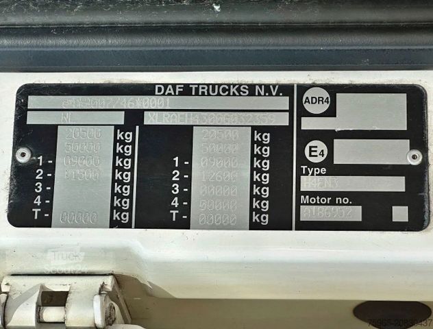 Camion frigorifique DAF XF 460 SSC ONLY 636.000 KM TAIL LIFT 24 CC + 26