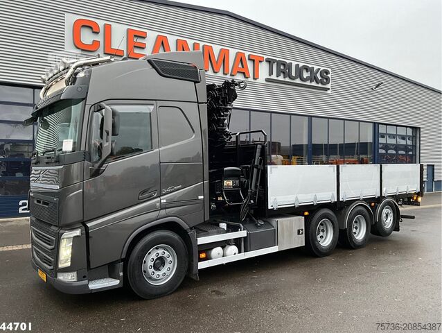 Crane truck Volvo FH 540 8x4 Euro 6 Hiab 37 Tonmeter laadkraan