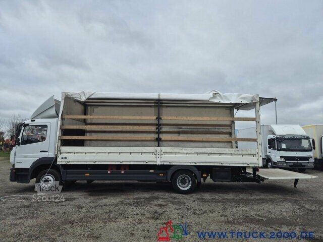 Ladbil med presenning Mercedes-Benz Atego 1223 L Plane + Spriegel L+R LBW nur 114TKM