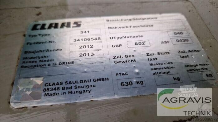 Mäher Claas CORTO 290 FN