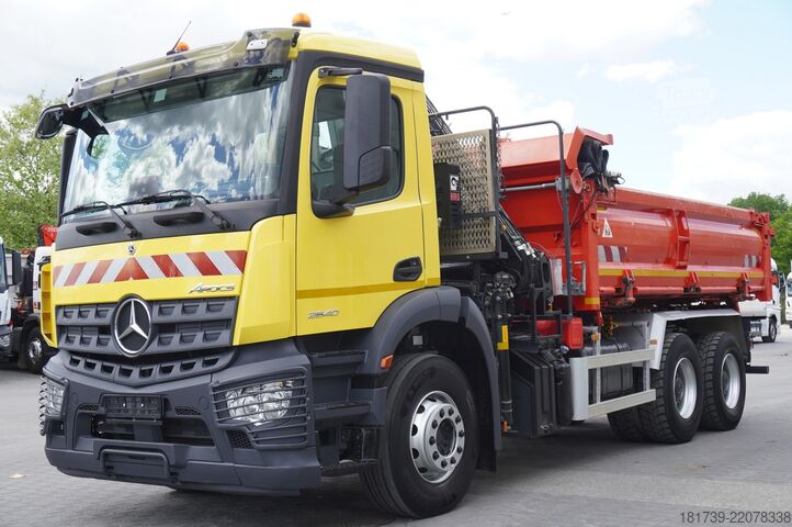 Volquete de 2 lados Mercedes-Benz Arocs 2640 6x4 / 100 tho. km! / HIAB