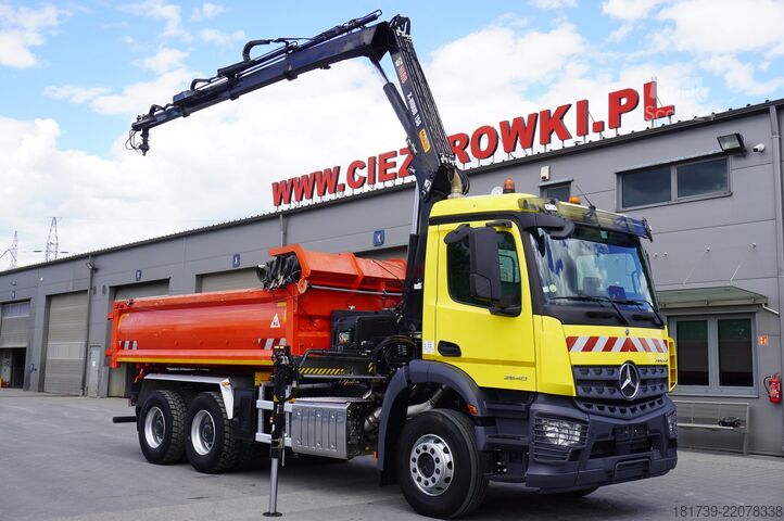 Volquete de 2 lados Mercedes-Benz Arocs 2640 6x4 / 100 tho. km! / HIAB