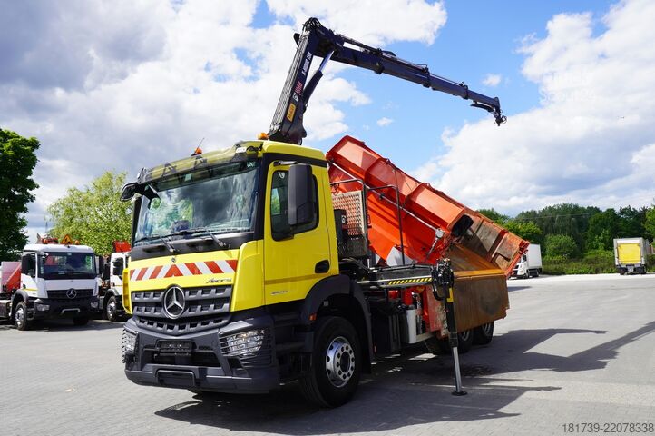 Volquete de 2 lados Mercedes-Benz Arocs 2640 6x4 / 100 tho. km! / HIAB