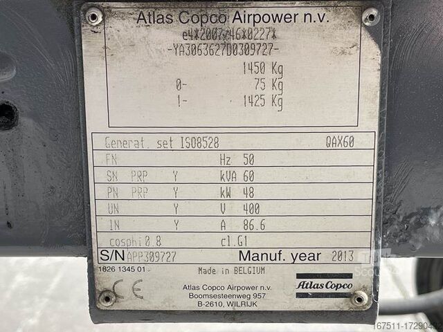 Aggregate Atlas Copco QAX 60