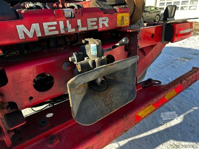 Camión portacontenedores de gancho DAF XF 480 SC Meiller Funk Lift + Lenkachse Retarder