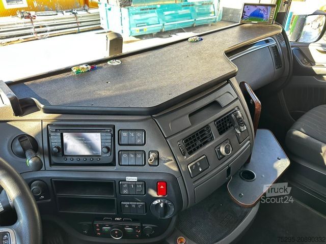 Camión portacontenedores de gancho DAF XF 480 SC Meiller Funk Lift + Lenkachse Retarder