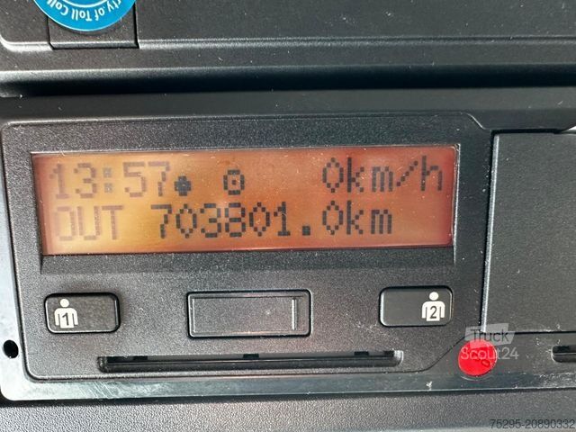 Camión portacontenedores de gancho DAF XF 480 SC Meiller Funk Lift + Lenkachse Retarder