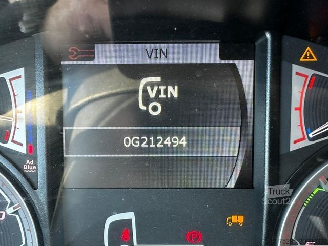 Camión portacontenedores de gancho DAF XF 480 SC Meiller Funk Lift + Lenkachse Retarder