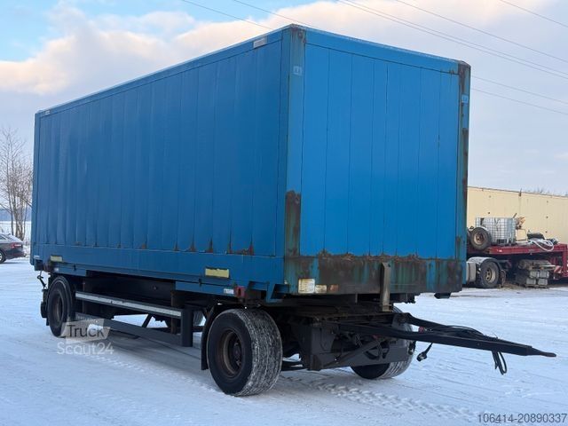 Remorcă cu șasiu interschimbabil  MS-PARTS VC 14L/A + BRÜCKE KRONE