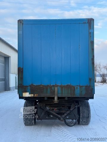 Remorcă cu șasiu interschimbabil MS-PARTS VC 14L/A + BRÜCKE KRONE