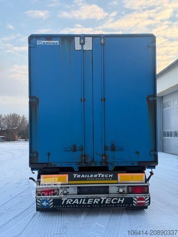 Remorcă cu șasiu interschimbabil  MS-PARTS VC 14L/A + BRÜCKE KRONE