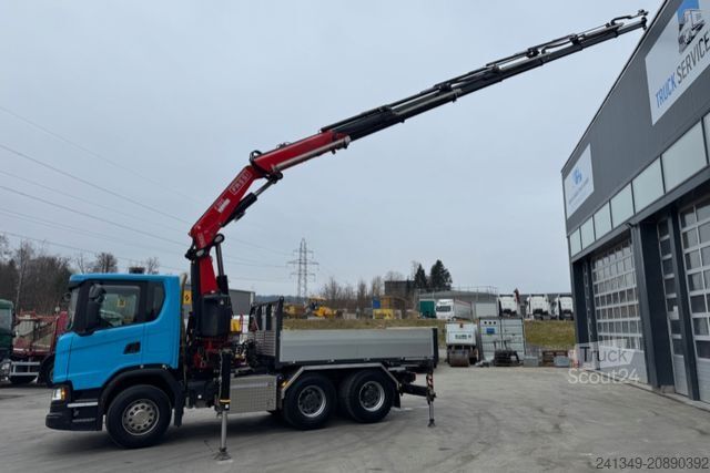 Grúa montada en camión SCANIA G540 6x4 Fassi 395-7 SZM&Pritsche