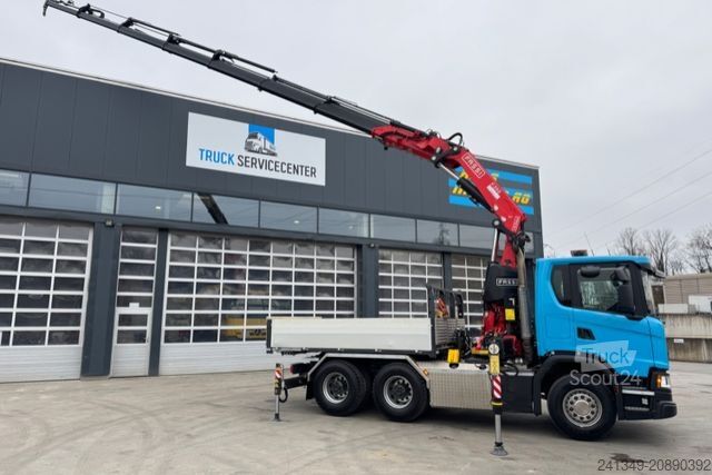 Grúa montada en camión SCANIA G540 6x4 Fassi 395-7 SZM&Pritsche