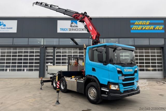 Grúa montada en camión SCANIA G540 6x4 Fassi 395-7 SZM&Pritsche