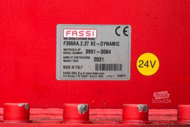 Grúa montada en camión SCANIA G540 6x4 Fassi 395-7 SZM&Pritsche