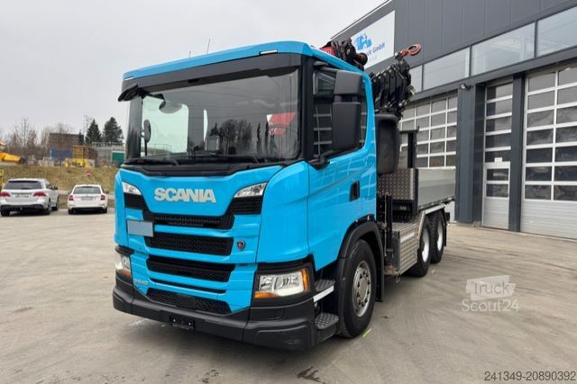 Grue montée sur camion SCANIA G540 6x4 Fassi 395-7 SZM&Pritsche