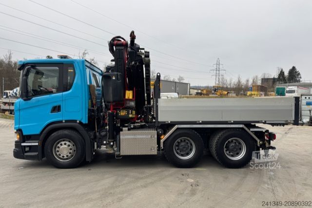 Grúa montada en camión SCANIA G540 6x4 Fassi 395-7 SZM&Pritsche