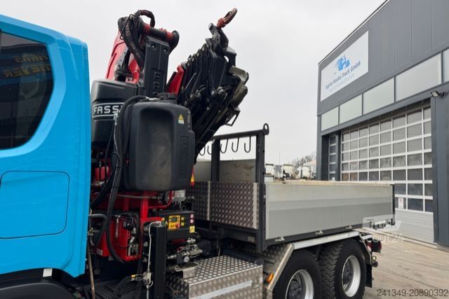Grúa montada en camión SCANIA G540 6x4 Fassi 395-7 SZM&Pritsche