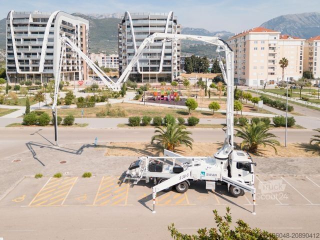 Tovornjak s črpalko za beton MAN TGS 26.510 6x4 SWAN TSP 38-5 160RZ    ( 38m )