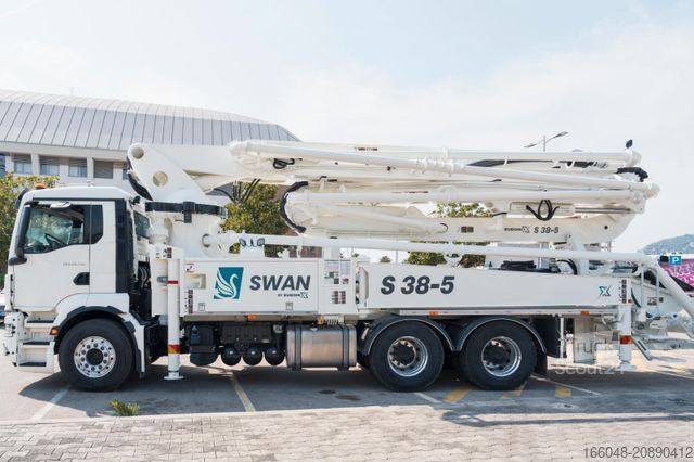 Camión bomba de hormigón MAN TGS 26.510 6x4 SWAN TSP 38-5 160RZ ( 38m )