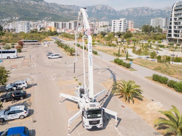 Tovornjak s črpalko za beton MAN TGS 26.510 6x4 SWAN TSP 38-5 160RZ    ( 38m )