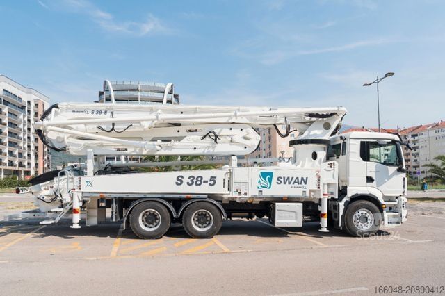 Tovornjak s črpalko za beton MAN TGS 26.510 6x4 SWAN TSP 38-5 160RZ    ( 38m )