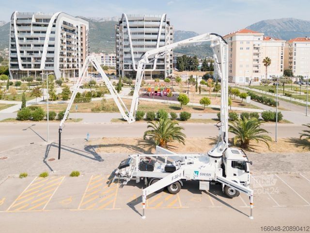 Tovornjak s črpalko za beton MAN TGS 26.510 6x4 SWAN TSP 38-5 160RZ    ( 38m )