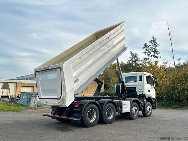 Basculantă MAN TGS 41.480 BB 8X4 Euromix Mulden Kipper HARDOX