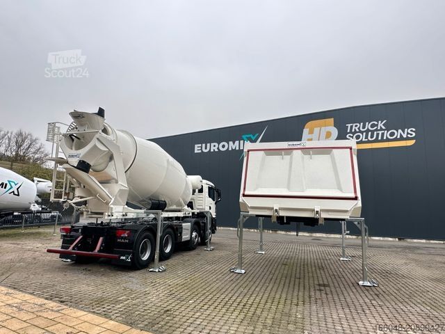 Betonmischer LKW MAN TGS 41.480 8x4 WECHSELSYSTEM KIPPER+MISCHER