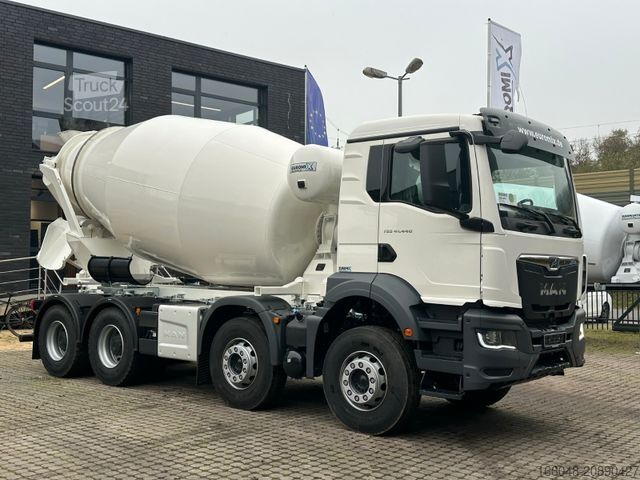 Betonmischer LKW MAN TGS 41.480 8x4 WECHSELSYSTEM KIPPER+MISCHER