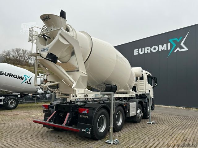 Betonmischer LKW MAN TGS 41.480 8x4 WECHSELSYSTEM KIPPER+MISCHER
