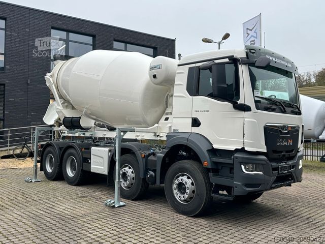 Betonmischer LKW MAN TGS 41.480 8x4 WECHSELSYSTEM KIPPER+MISCHER