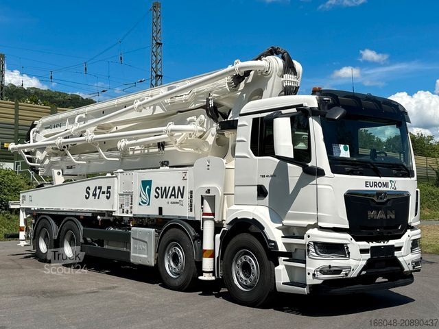 Betonmischer LKW MAN TGS 41.520 8x4 SWAN TSP 47-5 160RZ    ( 47m )