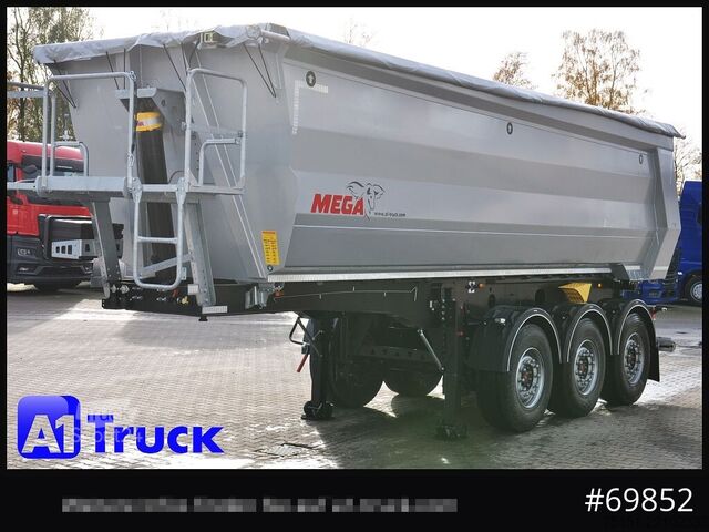 Semi-remorque benne BENALU Mega  28m³ Lift Stahl  SAF Hardox